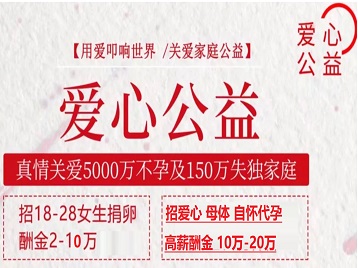 罗庄捐卵助孕生子 爱心志愿者招募